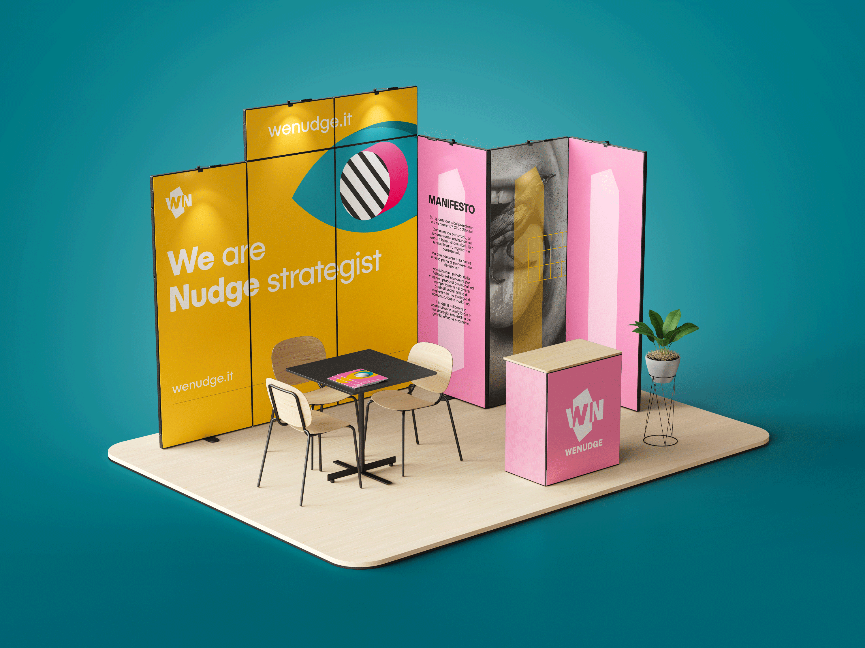 WeNudge (Milano) brand identity