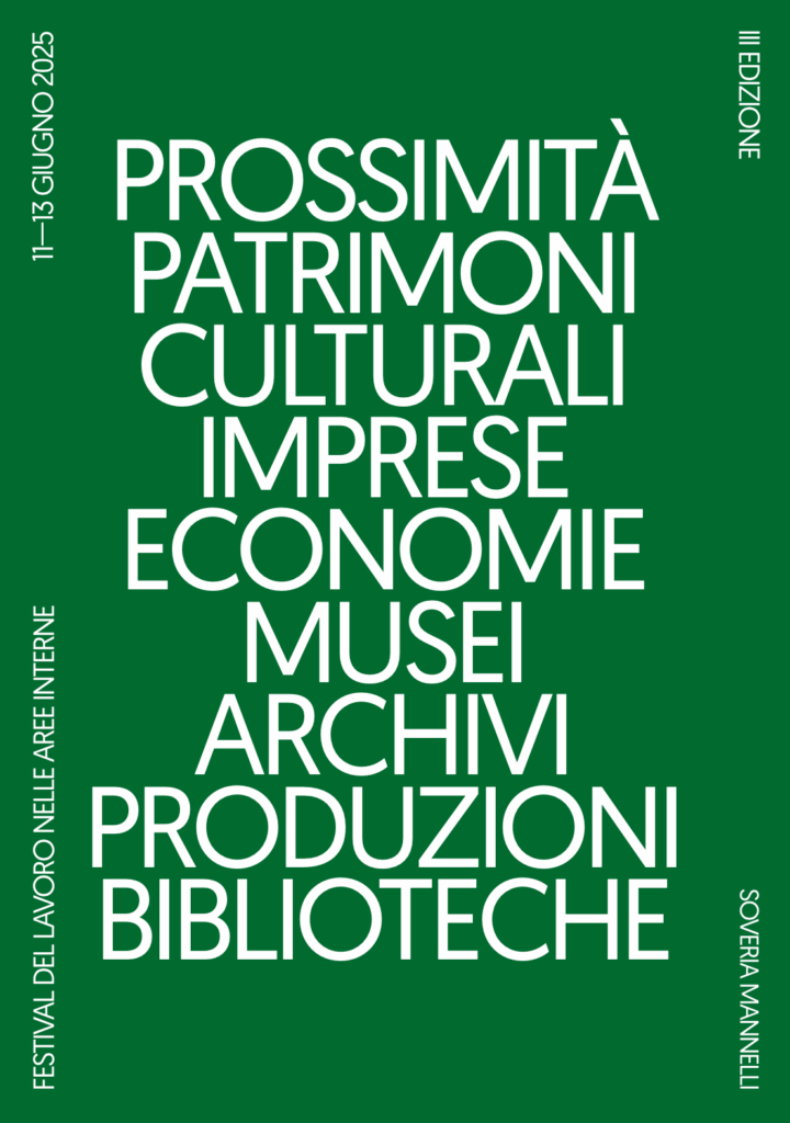 Brochure Festival del Lavoro nelle Aree Interne 2025 - Soveria Mannelli